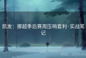 凯发：挪超季后赛周压哨套利·实战笔记