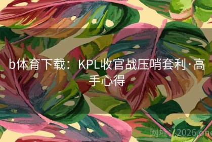 b体育下载：KPL收官战压哨套利·高手心得