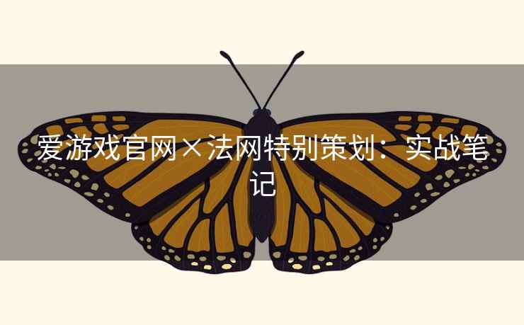 爱游戏官网×法网特别策划:实战笔记 爱游戏官网×法网特别策划:实战笔记