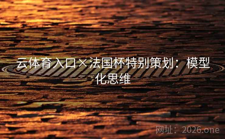 云体育入口×法国杯特别策划：模型化思维